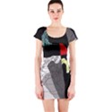 Decorative abstraction Short Sleeve Bodycon Dress View1