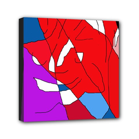 Colorful Abstraction Mini Canvas 6  X 6  by Valentinaart