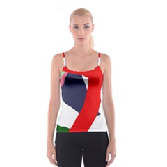 Beautiful Abstraction Spaghetti Strap Top by Valentinaart