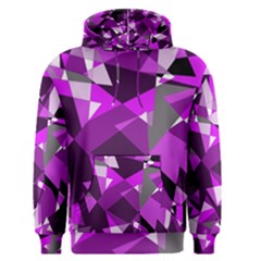 Purple Broken Glass Men s Pullover Hoodie by Valentinaart