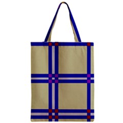 Elegant lines Zipper Classic Tote Bag