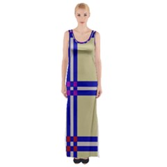 Elegant Lines Maxi Thigh Split Dress