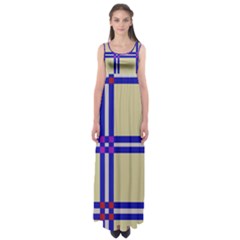 Elegant lines Empire Waist Maxi Dress