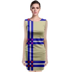 Elegant Lines Classic Sleeveless Midi Dress by Valentinaart