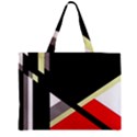 Red and black abstraction Zipper Mini Tote Bag View1