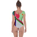 Decorative abstraction Short Sleeve Leotard  View2