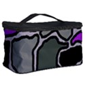 Purple and gray abstraction Cosmetic Storage Case View2