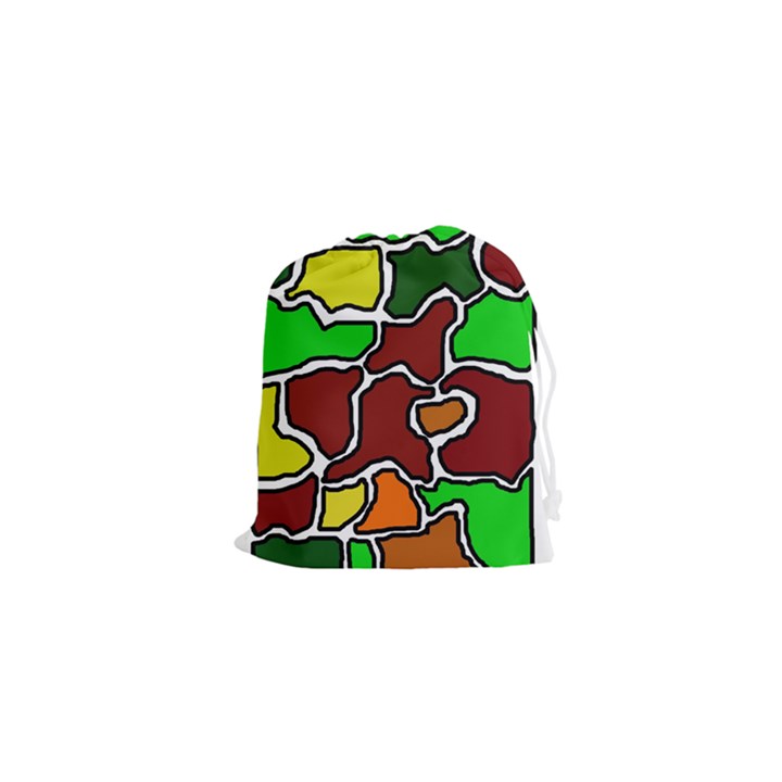 Africa abstraction Drawstring Pouches (XS) 