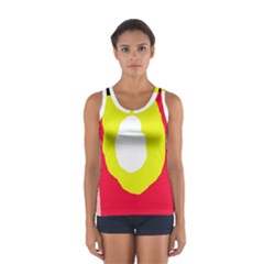 Colorful Abstraction Women s Sport Tank Top  by Valentinaart