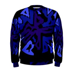 Deep Blue Abstraction Men s Sweatshirt