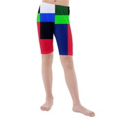 Colorful Abstraction Kid s Mid Length Swim Shorts by Valentinaart
