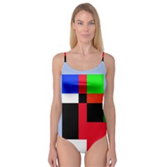 Colorful Abstraction Camisole Leotard  by Valentinaart