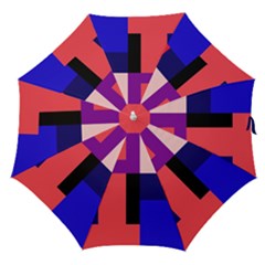 Colorful Abstraction Straight Umbrellas by Valentinaart