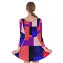 Colorful abstraction Long Sleeve Skater Dress View2