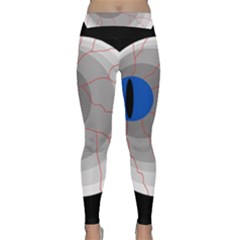 Blue Eye Yoga Leggings by Valentinaart