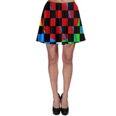 Colorful Abstraction Skater Skirt by Valentinaart