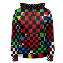 Colorful Abstraction Women s Pullover Hoodie by Valentinaart