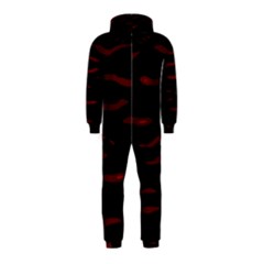 Red And Black Hooded Jumpsuit (kids) by Valentinaart