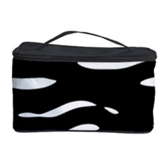 Black and white Cosmetic Storage Case
