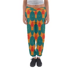 Honeycombs And Triangles Pattern                                                                                       Women s Jogger Sweatpants by LalyLauraFLM