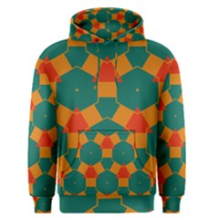 Honeycombs And Triangles Pattern                                                                                       Men s Pullover Hoodie by LalyLauraFLM