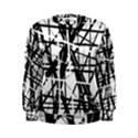 Black and white abstract design Women s Sweatshirt View1