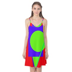Colorful Geometric Design Camis Nightgown by Valentinaart