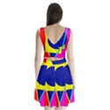 Colorful geometric design Split Back Mini Dress  View2