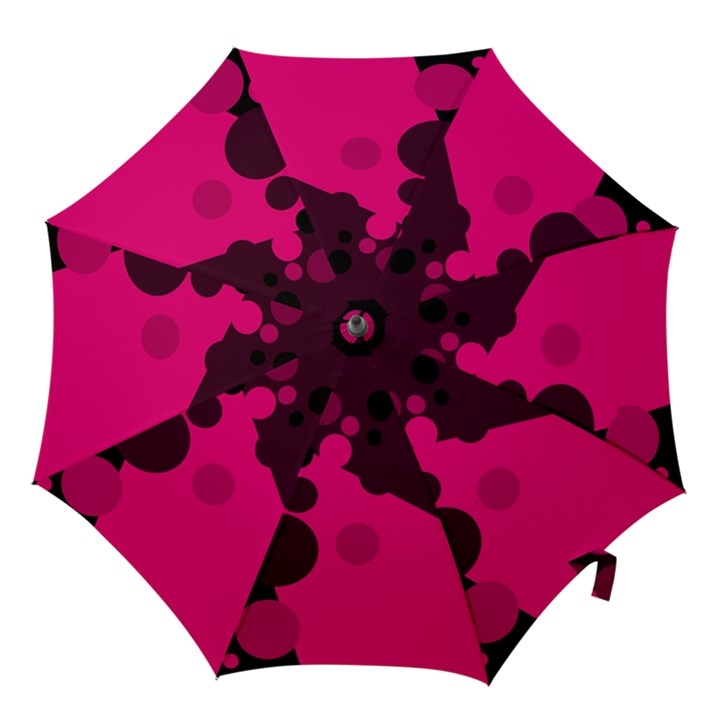 Pink dots Hook Handle Umbrellas (Large)