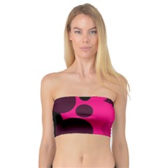 Pink Dots Bandeau Top by Valentinaart