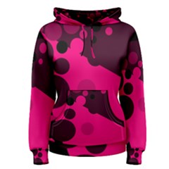 Pink Dots Women s Pullover Hoodie by Valentinaart