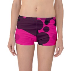 Pink Dots Boyleg Bikini Bottoms by Valentinaart