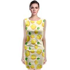 Lemon Light Sleeveless Midi Dress by sevendayswonder