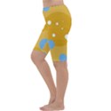 Blue and yellow moon Cropped Leggings  View2