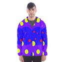 Purple and yellow dots Hooded Wind Breaker (Men) View1