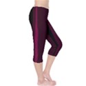 Pink and black lines Capri Leggings  View4