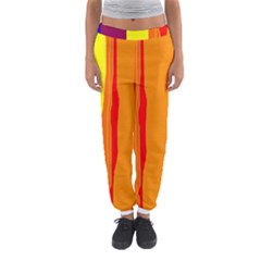 Hot Colorful Lines Women s Jogger Sweatpants by Valentinaart