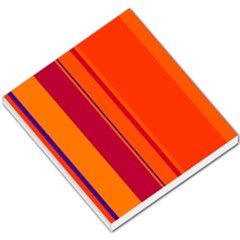 Orange Lines Small Memo Pads by Valentinaart