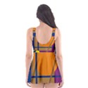 Decorative abstract design Skater Dress Swimsuit View2