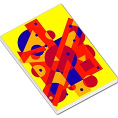 Colorful Abstraction Large Memo Pads