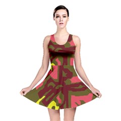 Abstract Design Reversible Skater Dress by Valentinaart