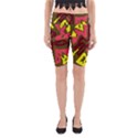 Abstract design Yoga Cropped Leggings View1