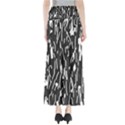 Black and white elegant pattern Maxi Skirts View2