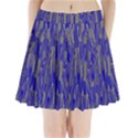 Plue decorative pattern  Pleated Mini Mesh Skirt View1