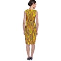 Yellow pattern Classic Sleeveless Midi Dress View2