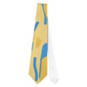 Yellow and blue pattern Neckties (One Side)  View1
