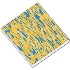 Yellow And Blue Pattern Small Memo Pads