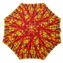 Yellow and orange pattern Straight Umbrellas View1