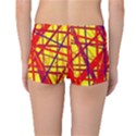 Yellow and orange pattern Reversible Boyleg Bikini Bottoms View2