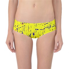 Yellow Summer Pattern Classic Bikini Bottoms by Valentinaart